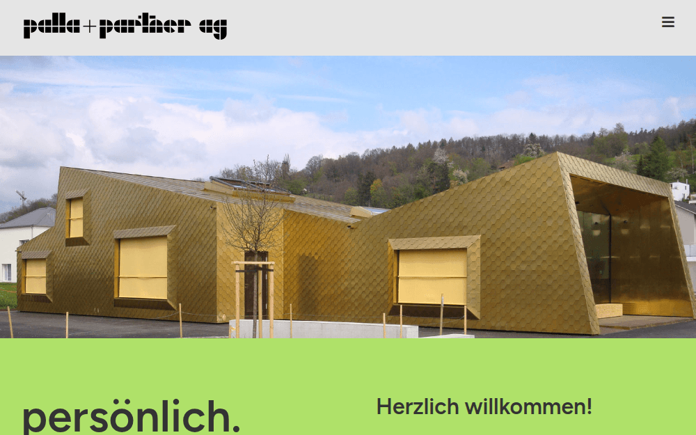 Screenshot Palla + Partner AG