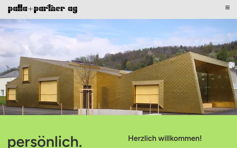 Screenshot Palla + Partner AG