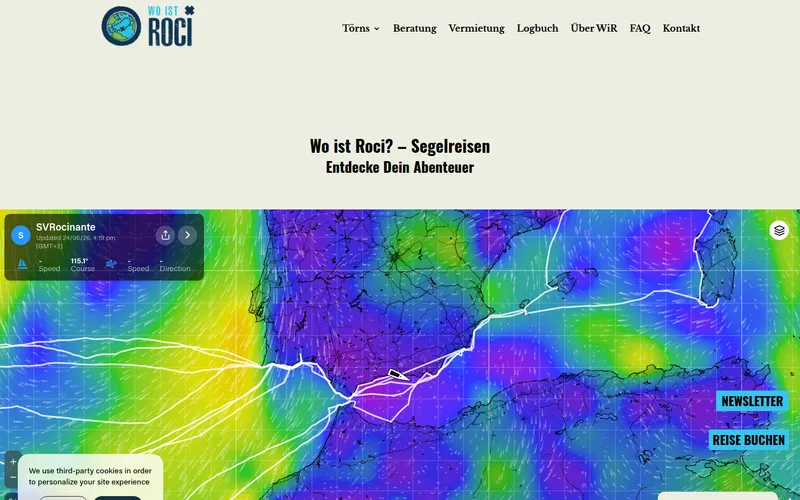 Screenshot Wo ist Roci
